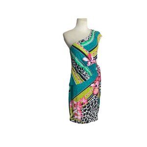 Muse By Boston Proper Multi-Color Fun Dress. Size 8